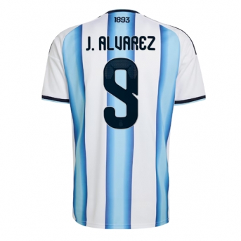 Billige Fotballdrakt Argentina Julian Alvarez #9 Replika Hjemmedrakt VM 2026 Kortermet